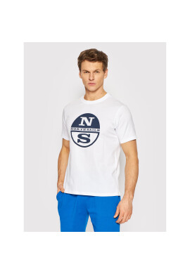 North Sails Тишърт Graphic 692792 Бял Regular Fit - Pepit.bg