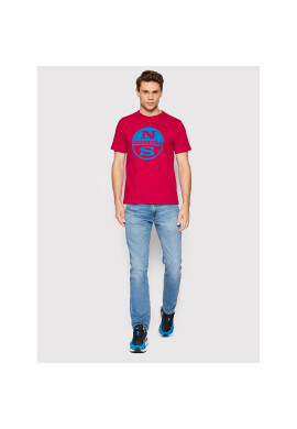 North Sails Тишърт Graphic 692792 Червен Regular Fit - Pepit.bg