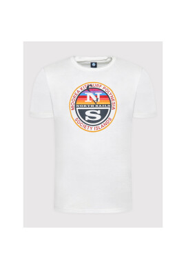 North Sails Тишърт Graphic 692796 Бял Regular Fit - Pepit.bg