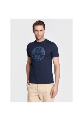 North Sails Тишърт Graphic 692815 Тъмносин Regular Fit - Pepit.bg