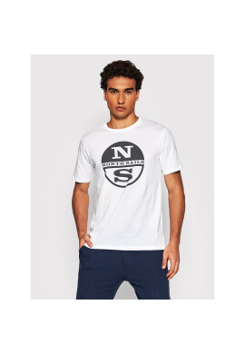 North Sails Тишърт Organic 692752 Бял Regular Fit - Pepit.bg