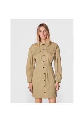 Notes Du Nord Рокля тип риза Eddi 12865 Кафяв Regular Fit - Pepit.bg
