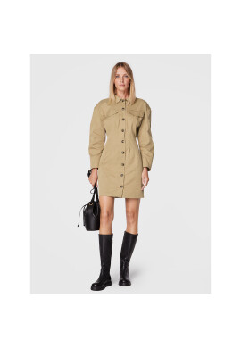 Notes Du Nord Рокля тип риза Eddi 12865 Кафяв Regular Fit - Pepit.bg