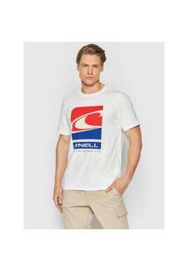 O'Neill Тишърт Flag Wave 2850056 Бял Regular Fit - Pepit.bg