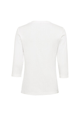 Olsen Блуза Edda 11104461 Бял Slim Fit - Pepit.bg