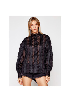 One Teaspoon Блуза Eternal Lace 23479B Черен Oversize - Pepit.bg