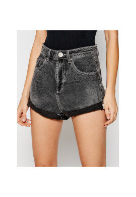 One Teaspoon Дънкови шорти Bandit 23926 Черен Relaxed Fit - Pepit.bg