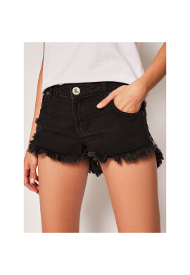 One Teaspoon Дънкови шорти Dukes 22985 Черен Slim Fit - Pepit.bg