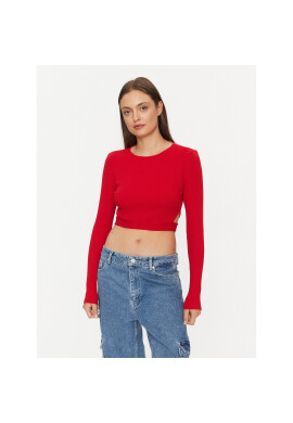 ONLY Блуза 15293922 Червен Slim Fit - Pepit.bg