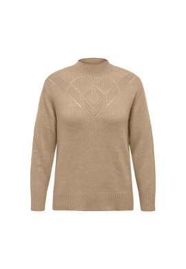 ONLY Carmakoma Поло 15296580 Бежов Regular Fit - Pepit.bg