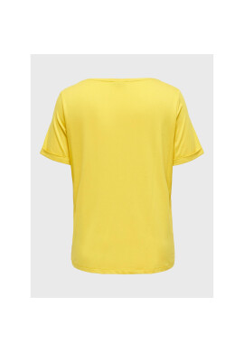ONLY Carmakoma Тишърт 15238147 Жълт Regular Fit - Pepit.bg