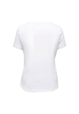ONLY Carmakoma Тишърт 15284839 Бял Regular Fit - Pepit.bg