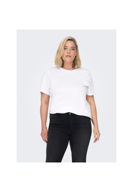ONLY Carmakoma Тишърт 15287998 Бял Regular Fit - Pepit.bg