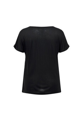 ONLY Carmakoma Тишърт 15295539 Черен Regular Fit - Pepit.bg