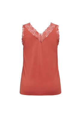 ONLY Carmakoma топ 15278812 Червен Regular Fit - Pepit.bg