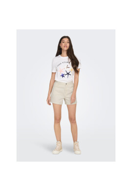 ONLY Дънкови шорти 15230571 Бежов Regular Fit - Pepit.bg