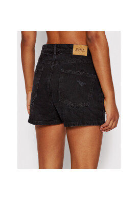 ONLY Дънкови шорти Jagger 15245695 Черен Mom Fit - Pepit.bg