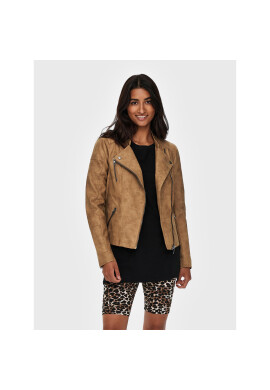 ONLY Яке от имитация на кожа Ava 15102997 Кафяв Regular Fit - Pepit.bg