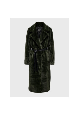 ONLY Кожено палто Bene 15262753 Зелен Regular Fit - Pepit.bg