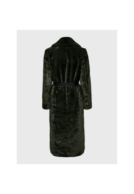 ONLY Кожено палто Bene 15262753 Зелен Regular Fit - Pepit.bg