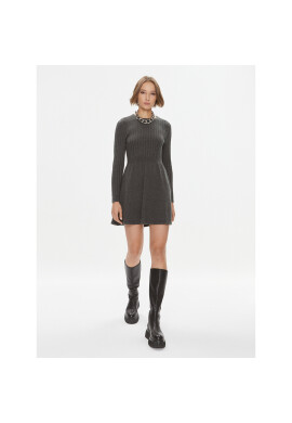 ONLY Плетена рокля 15306551 Сив Regular Fit - Pepit.bg