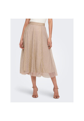 ONLY Плисирана пола 15258573 Бежов Regular Fit - Pepit.bg