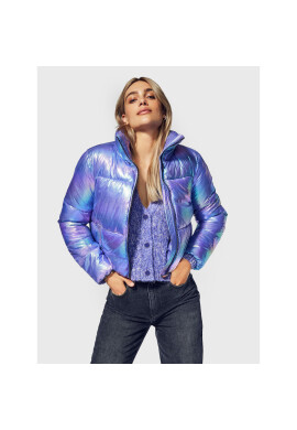 ONLY Пухено яке Celine 15261237 Виолетов Regular Fit - Pepit.bg