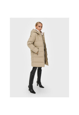 ONLY Пухено яке Dolly 15205369 Бежов Regular Fit - Pepit.bg