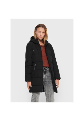 ONLY Пухено яке Dolly 15205369 Черен Regular Fit - Pepit.bg