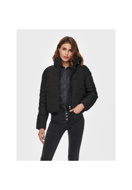 ONLY Пухено яке Dolly 15205371 Черен Regular Fit - Pepit.bg