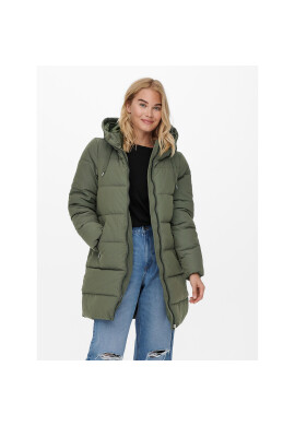 ONLY Пухено яке 15205369 Зелен Regular Fit - Pepit.bg