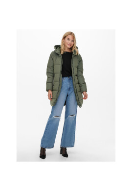 ONLY Пухено яке 15205369 Зелен Regular Fit - Pepit.bg