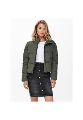 ONLY Пухено яке 15205371 Зелен Regular Fit - Pepit.bg