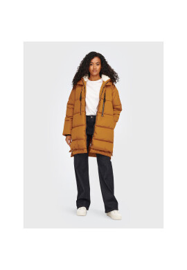 ONLY Пухено яке 15230125 Кафяв Regular Fit - Pepit.bg