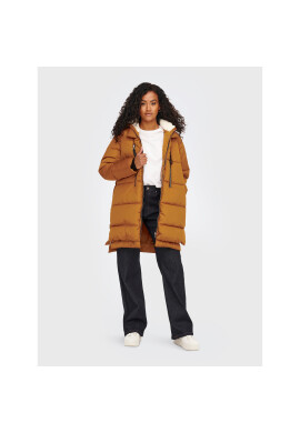 ONLY Пухено яке 15230125 Кафяв Regular Fit - Pepit.bg