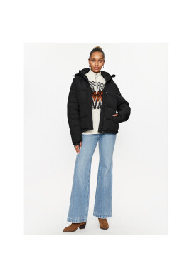 ONLY Пухено яке 15287909 Черен Regular Fit - Pepit.bg