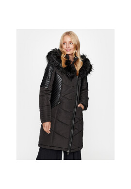 ONLY Пухено яке 15295396 Черен Regular Fit - Pepit.bg