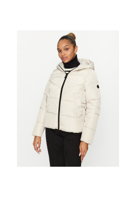 ONLY Пухено яке 15300257 Екрю Regular Fit - Pepit.bg