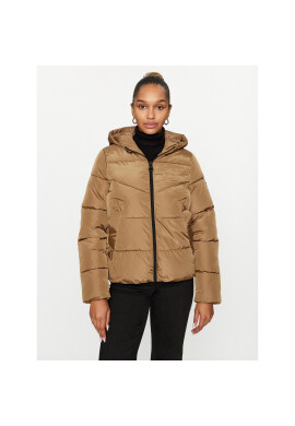 ONLY Пухено яке 15300257 Кафяв Regular Fit - Pepit.bg