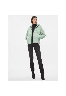 ONLY Пухено яке 15300257 Зелен Regular Fit - Pepit.bg