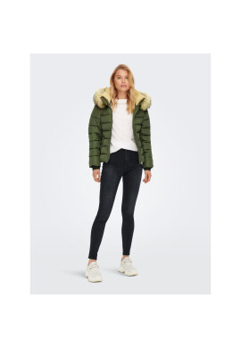 ONLY Пухено яке Camilla 15204607 Зелен Regular Fit - Pepit.bg