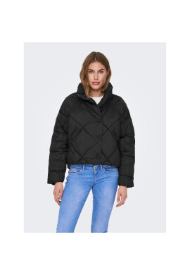 ONLY Пухено яке Carol 15271107 Черен Regular Fit - Pepit.bg