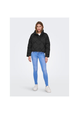 ONLY Пухено яке Carol 15271107 Черен Regular Fit - Pepit.bg