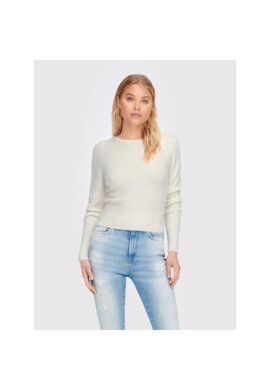 ONLY Пуловер Lella 15260678 Бял Slim Fit - Pepit.bg