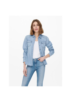 ONLY дънкова риза 15236387 Син Regular Fit - Pepit.bg