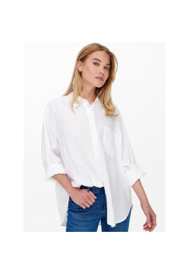 ONLY Риза 15259585 Бял Regular Fit - Pepit.bg