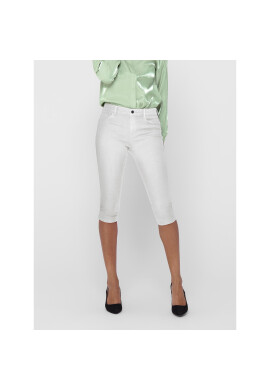ONLY Шорти от плат 15136463 Бял Slim Fit - Pepit.bg