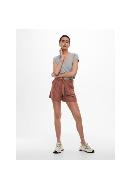ONLY Шорти от плат 15199801 Червен Regular Fit - Pepit.bg