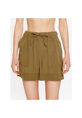 ONLY Шорти от плат 15291256 Зелен Regular Fit - Pepit.bg