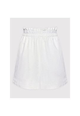 ONLY Шорти от плат Caro 15255123 Бял Regular Fit - Pepit.bg